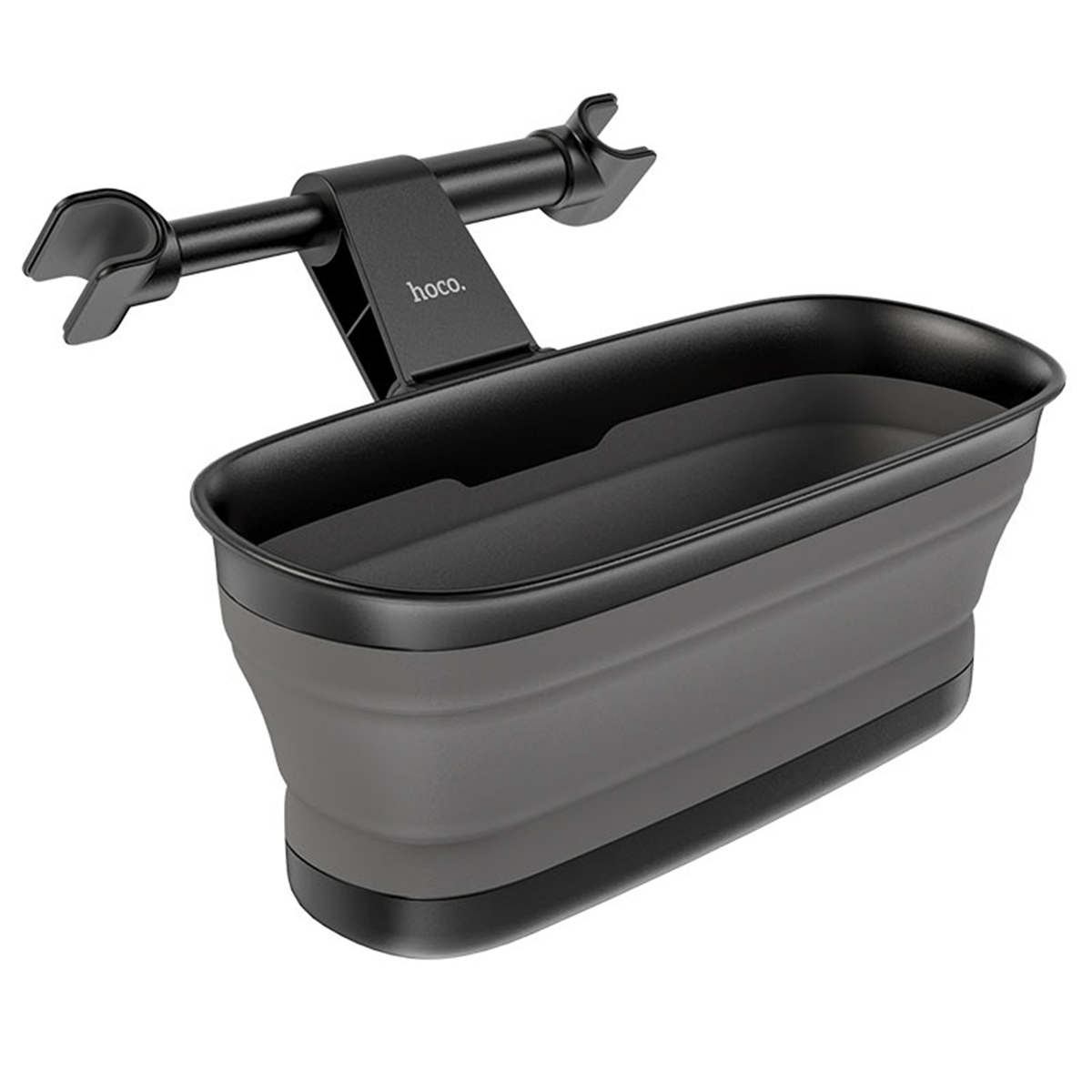Soporte De Auto Plegable Con Espejo Hoco Ph35 Negro