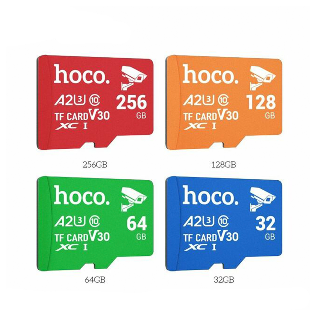 Micro SD Tf Flash Alto Rendimiento Hoco 128 Gb Naranjo – imagen 2