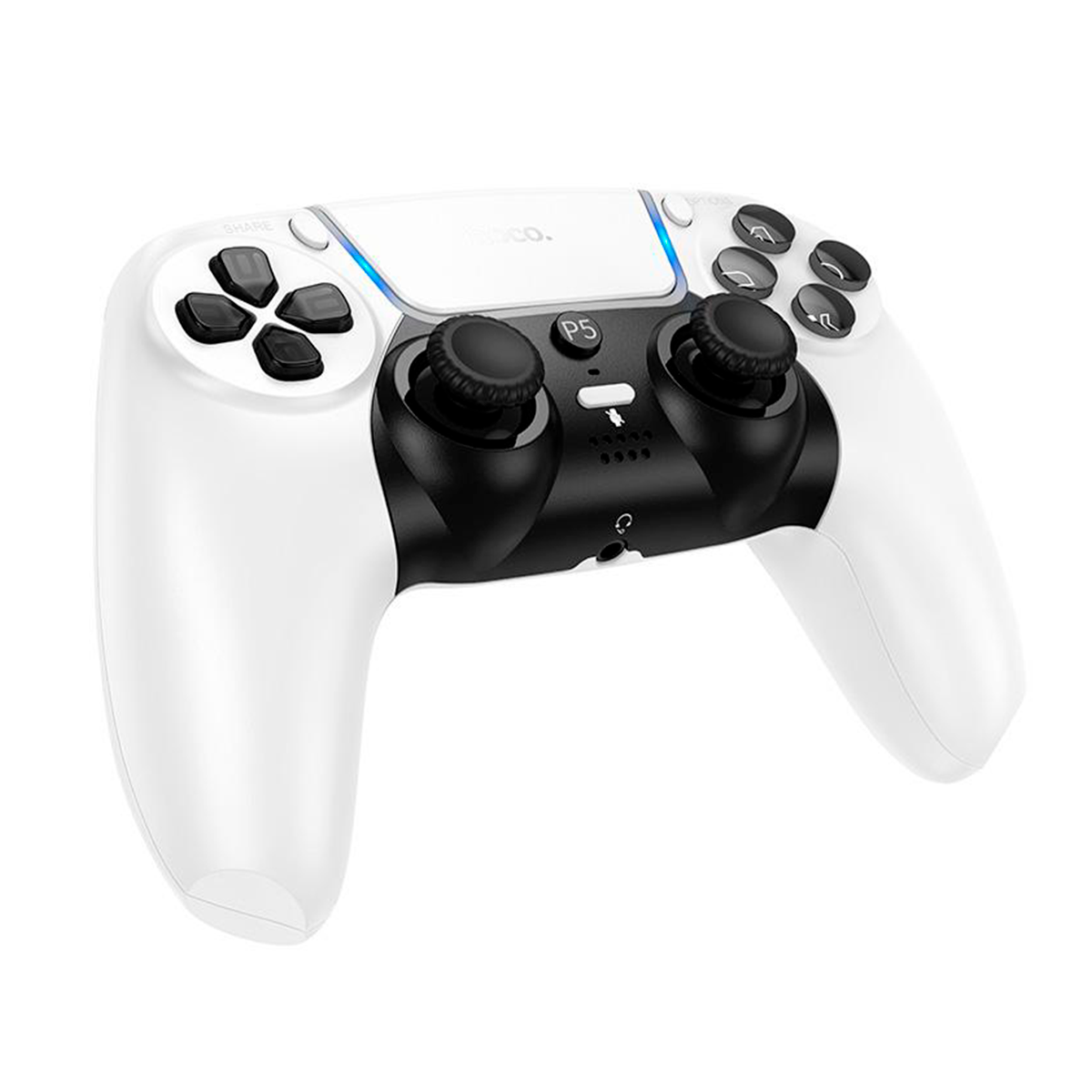 Control Joystick Inalambrico Hoco Ga32 Para Ps5 Blanco