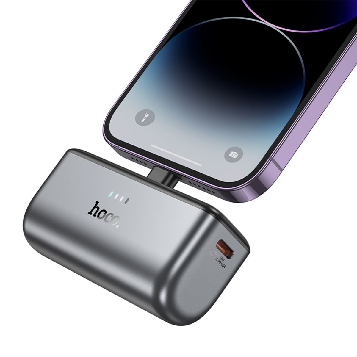 Bateria Portatil Powerbank Hoco Q31 Mini Lightning 5000 Mah Negro