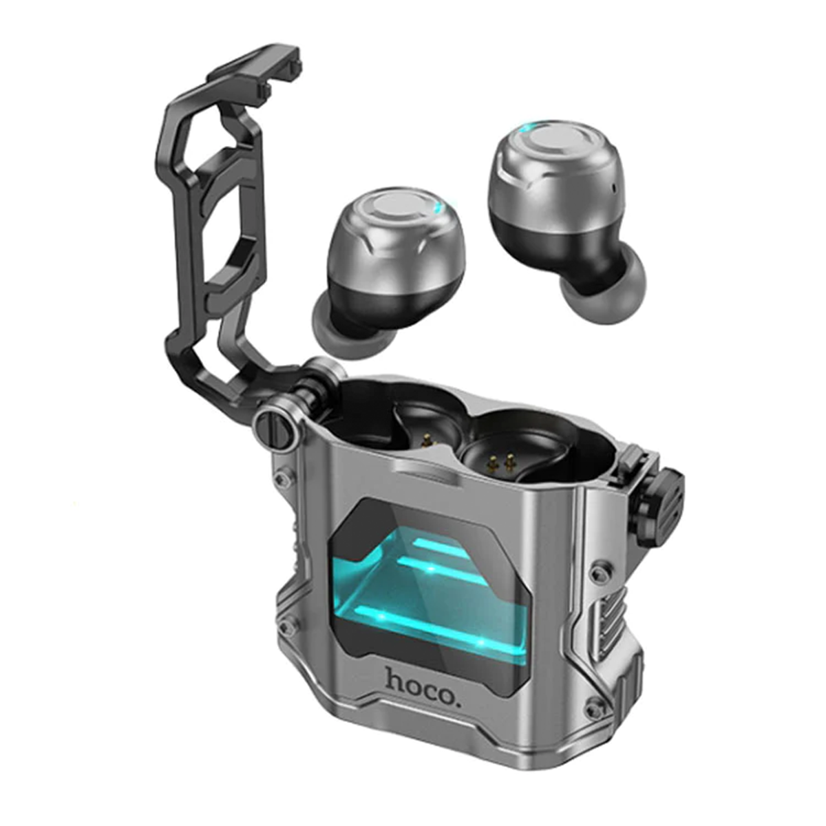 Audífonos Bluetooth Hoco Tws Ew33 Interstellar Gris