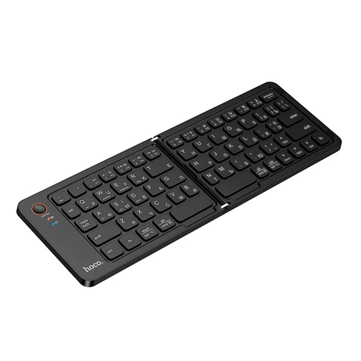 Teclado Inalambrico Bluetooth Plegable Hoco Gm71 Ingles Negro
