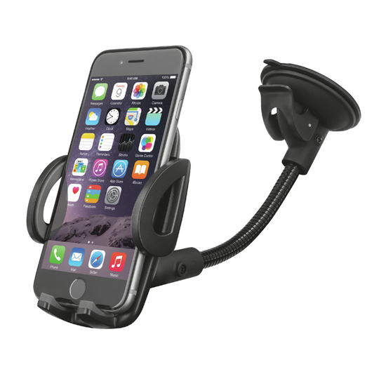 Soporte Auto Para Celular Gooseneck Trust Negro