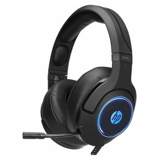 Audifonos Gamer Hp DHE-8003 Pc Negro Azul