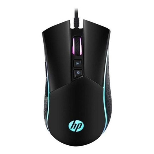 Mouse Gamer Usb Hp M220 4800dpi Negro