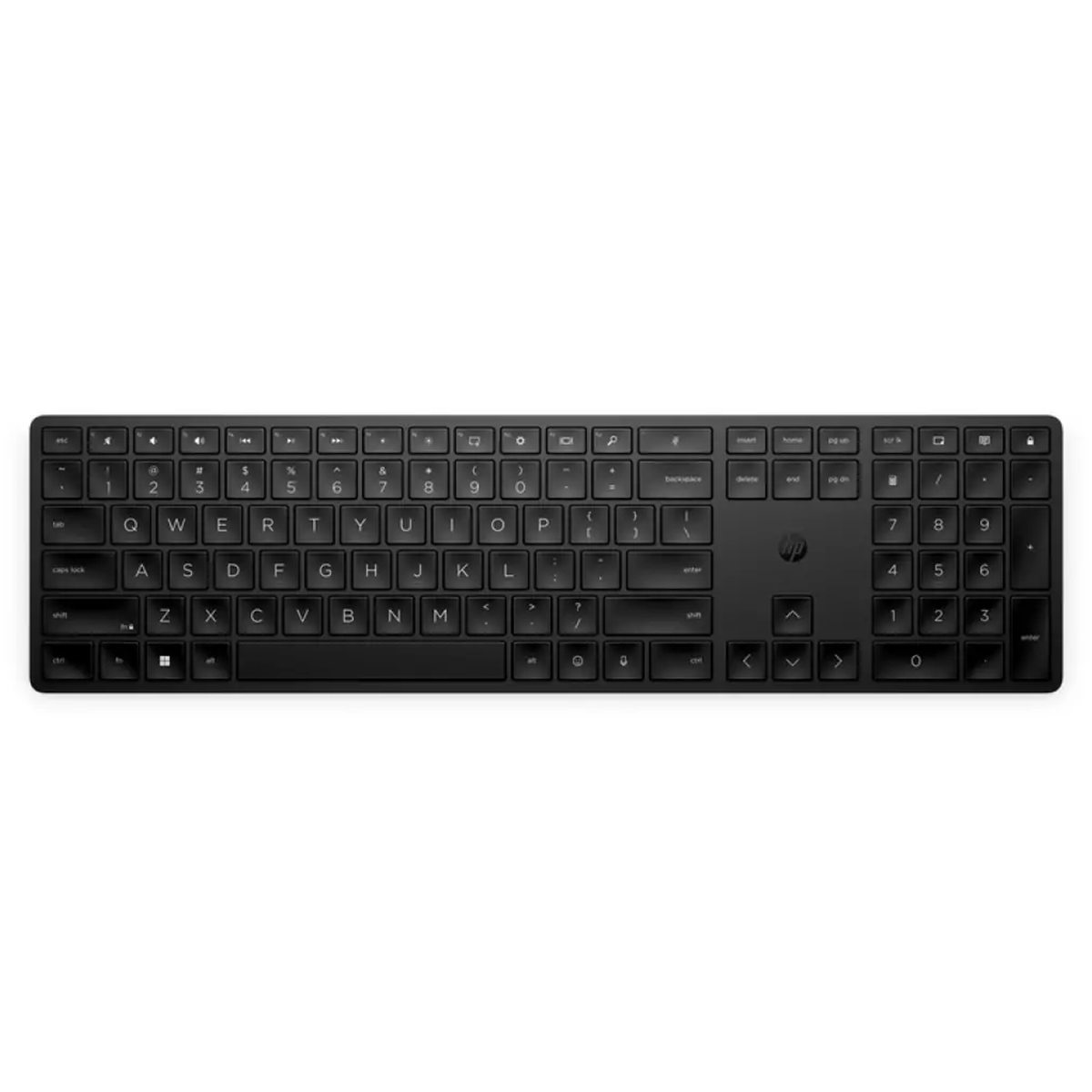 Teclado Inalámbrico Hp 450 Receptor Usb Negro