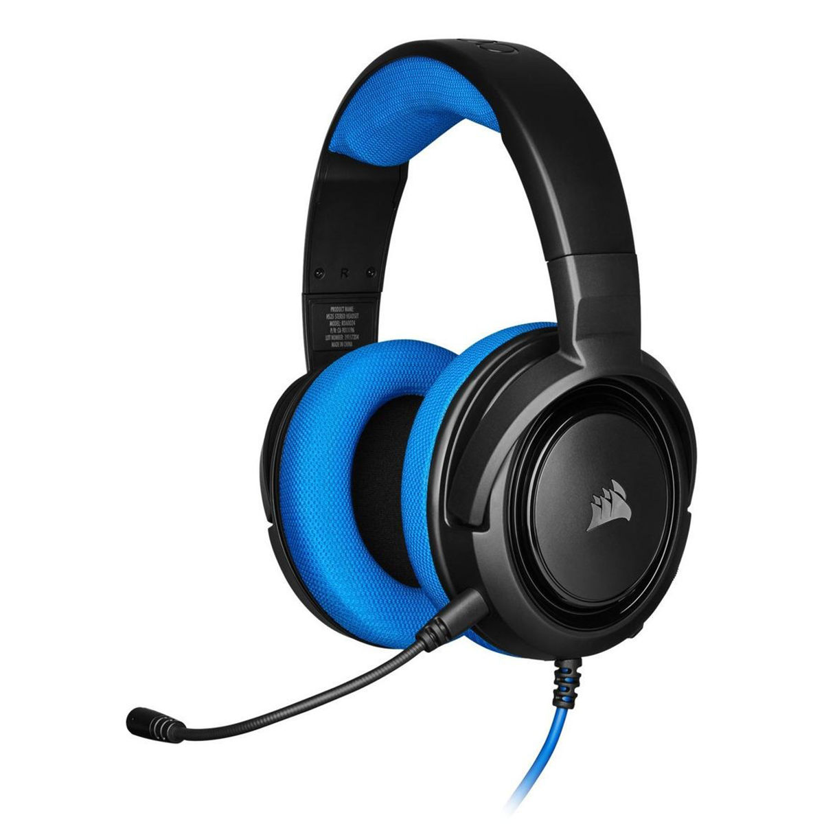 Audifonos Gamer Corsair Hs35 Pc Ps5 Xbox Switch Negro Azul
