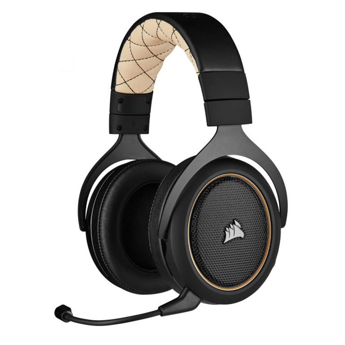 Audifonos Gamer Corsair Hs70 Pro Inalámbrico Pc Ps4 Ps5 Negro Crema