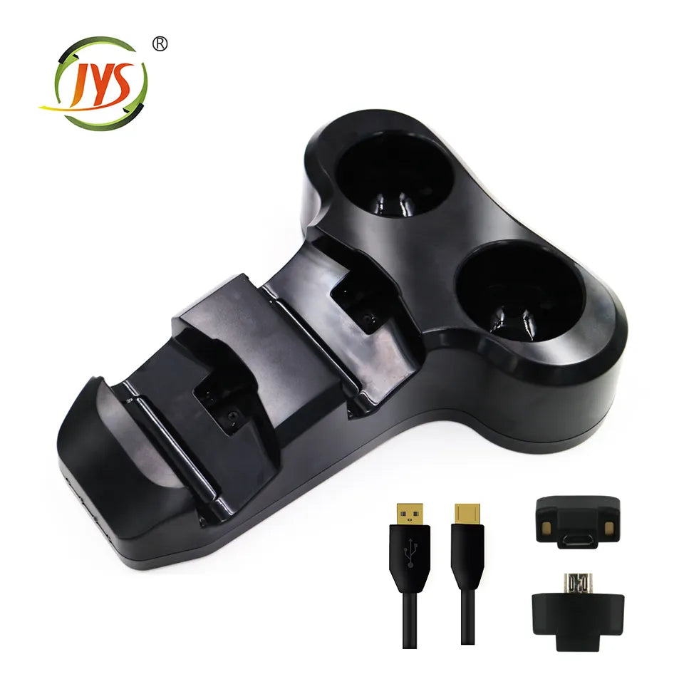 Soporte Estacion Multifuncional Doble Ps4 / PS4 VR Jys Negro – imagen 4