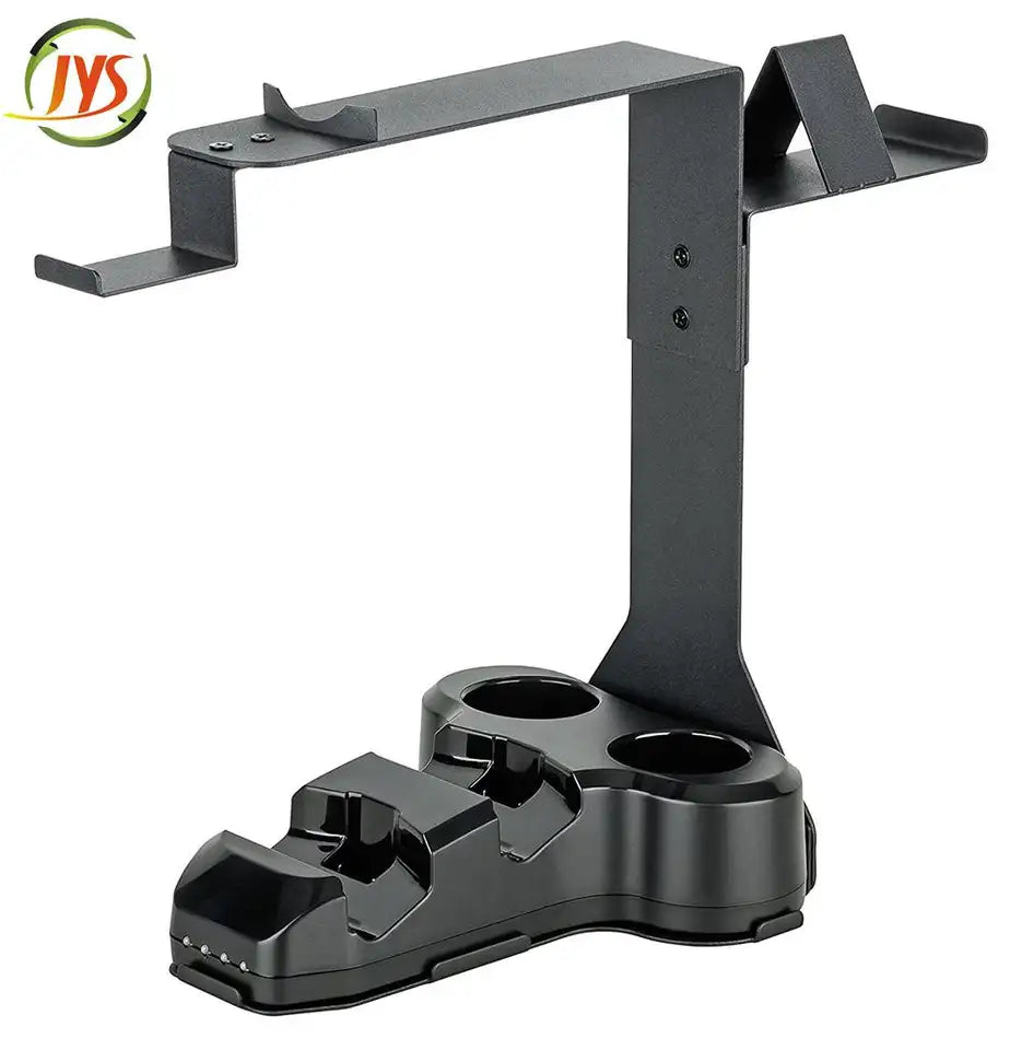 Soporte Estacion Multifuncional Doble Ps4 / PS4 VR Jys Negro – imagen 3