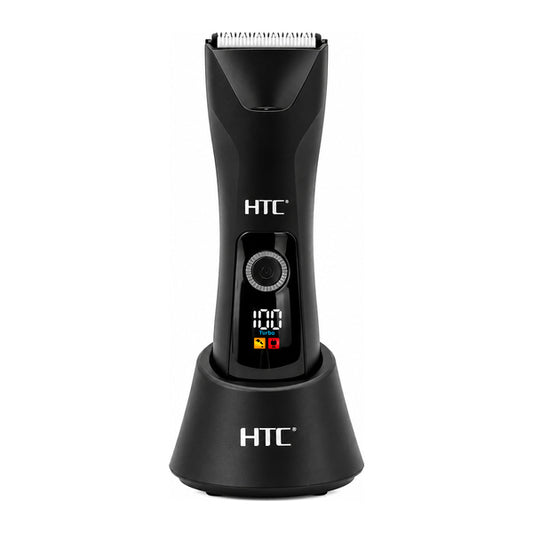 Afeitadora Corporal Inalámbrica HTC AT-018 con Luz LED y Base de Carga