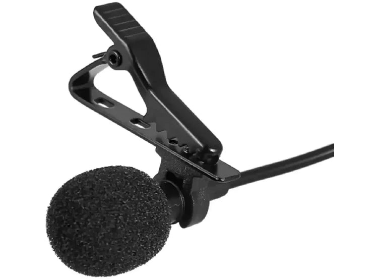 Microfono Externo Solapa Lavalier 3.5mm + Adaptador Philco Negro – imagen 4