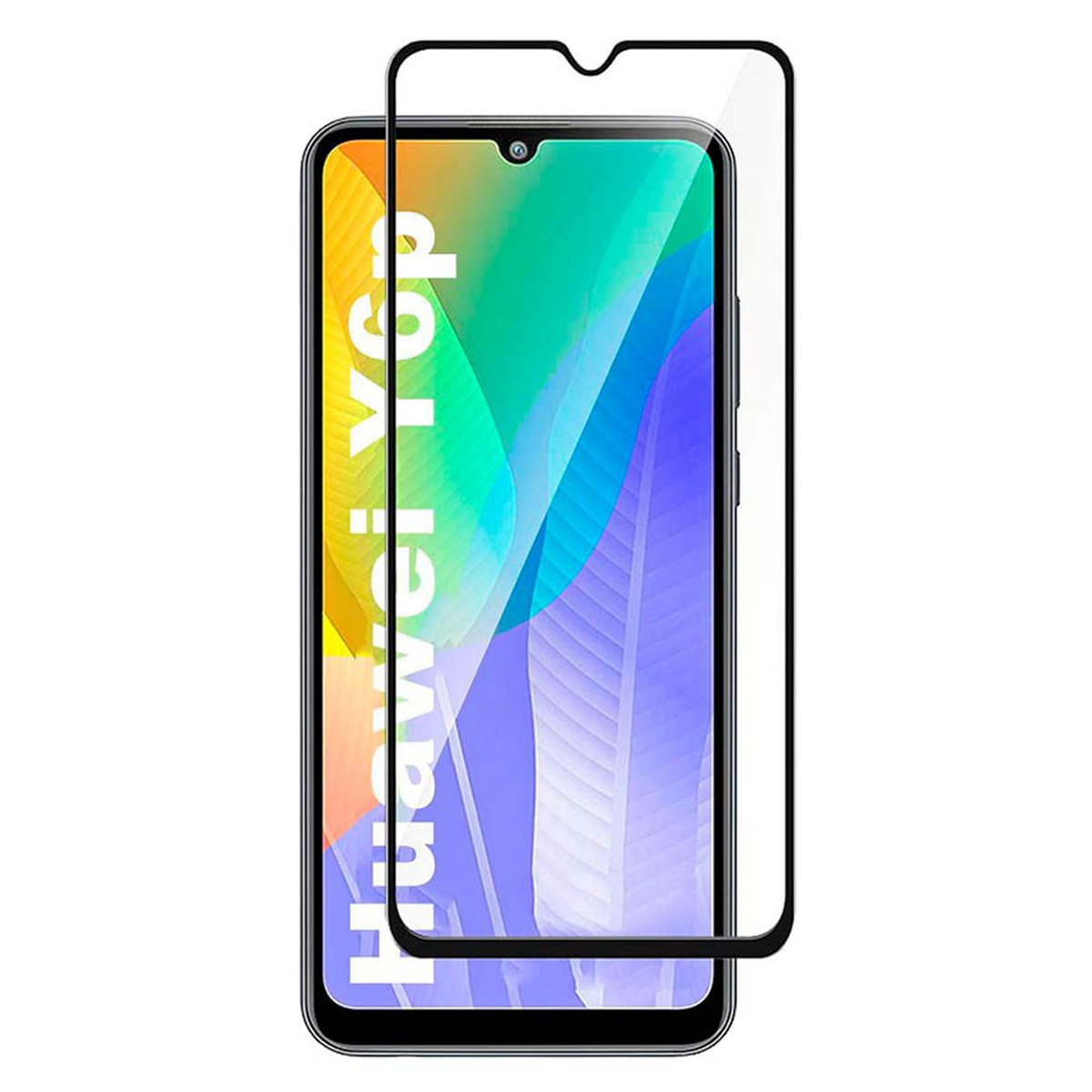 Huawei Y6p Vidrio Templado Full Pegamento