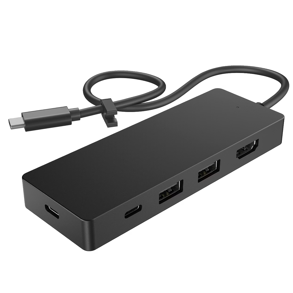 Adaptador Hub Travel Hp G3 Tipo C 5 en 1 Negro