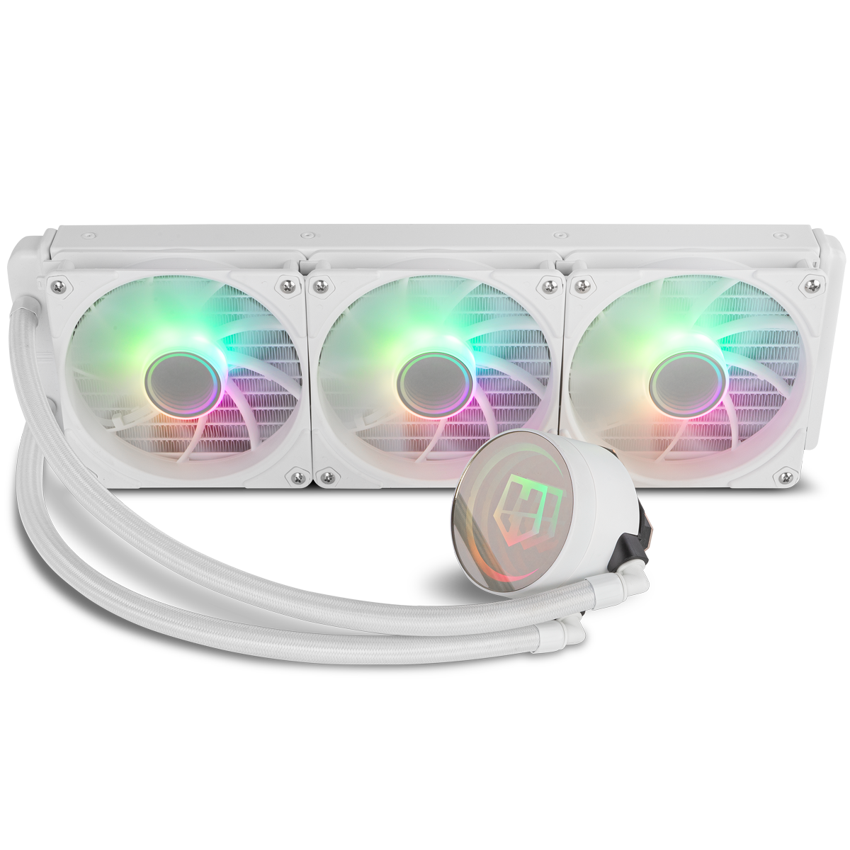 Refrigeración Liquida Nox Hummer M-360 ARGB Blanco – imagen 3