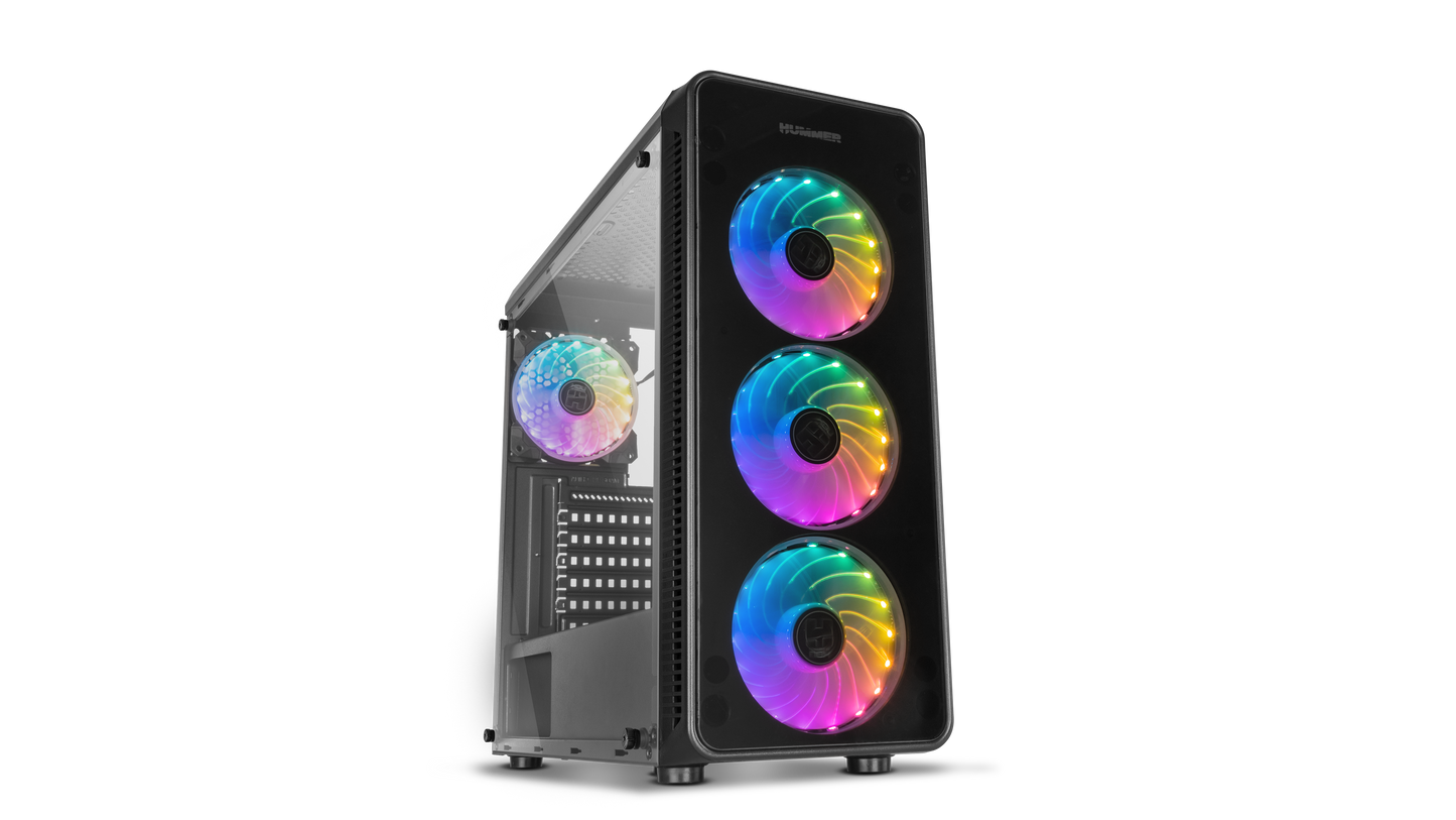 Gabinete Gamer Nox Hummer Tgm Argb Negro – imagen 3
