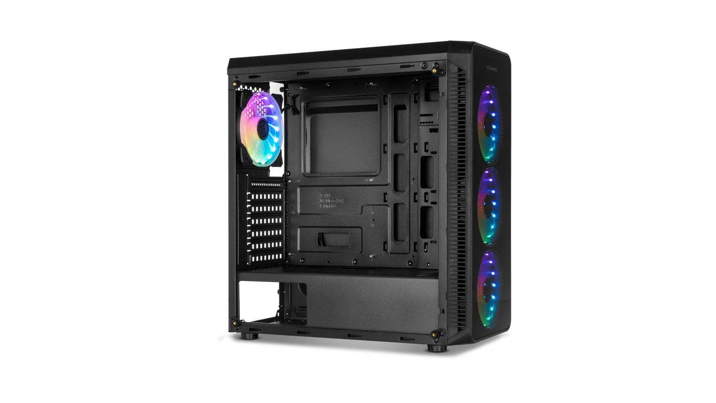 Gabinete Gamer Nox Hummer Tgm Argb Negro – imagen 2