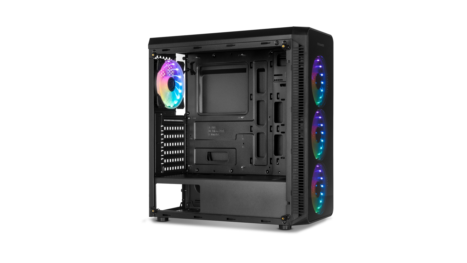 Gabinete Gamer Nox Hummer Tgm Argb Negro – imagen 2
