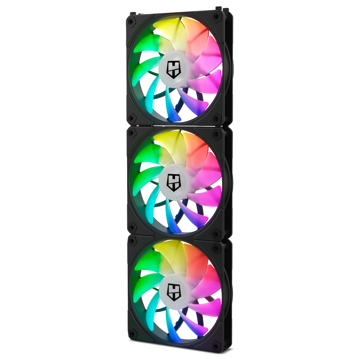 Ventilador Interno Nox Hummer Easylink Argb 120mm 3 Unidades Negro