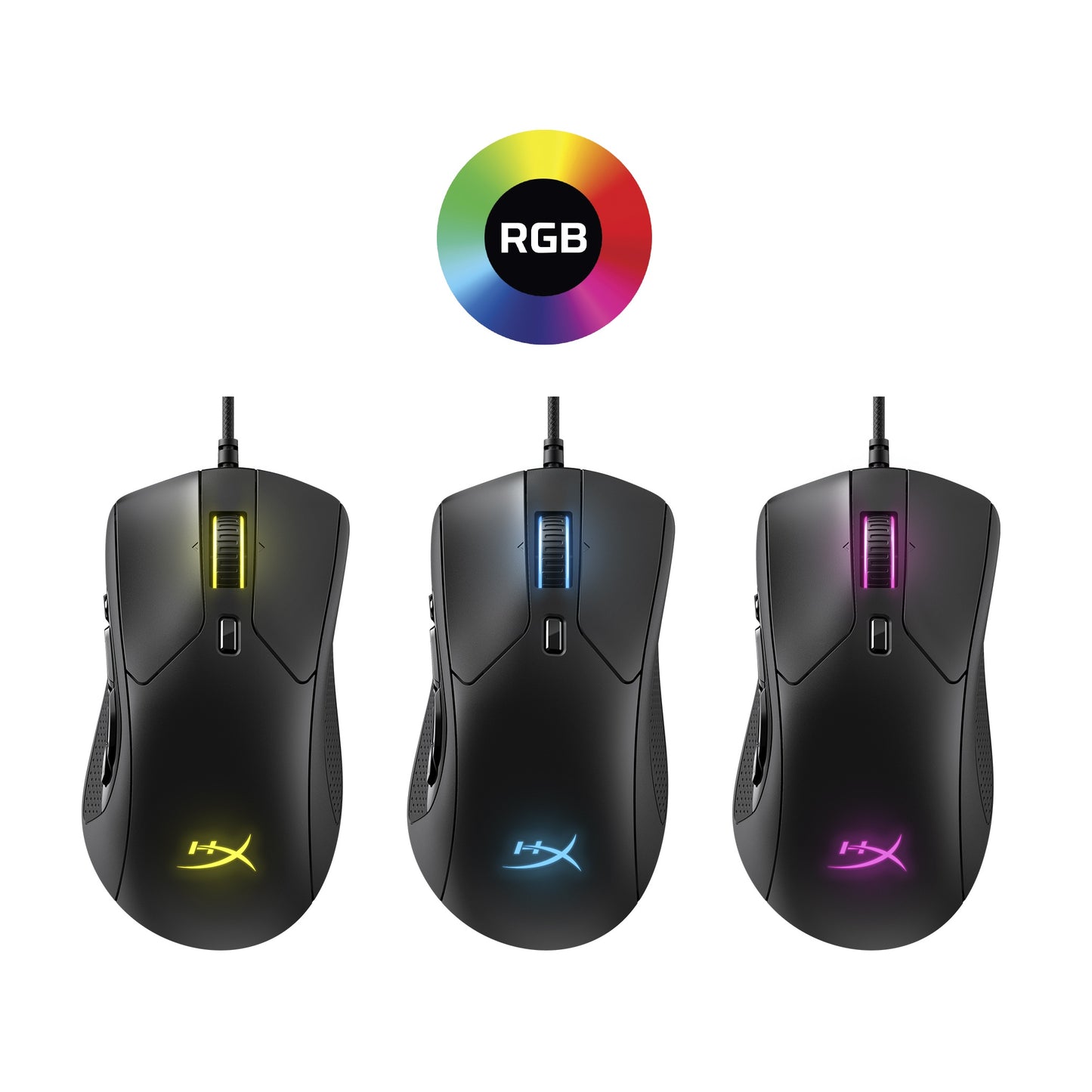 Mouse Gamer Hyperx Pulsefire Raid Rgb Negro – imagen 4