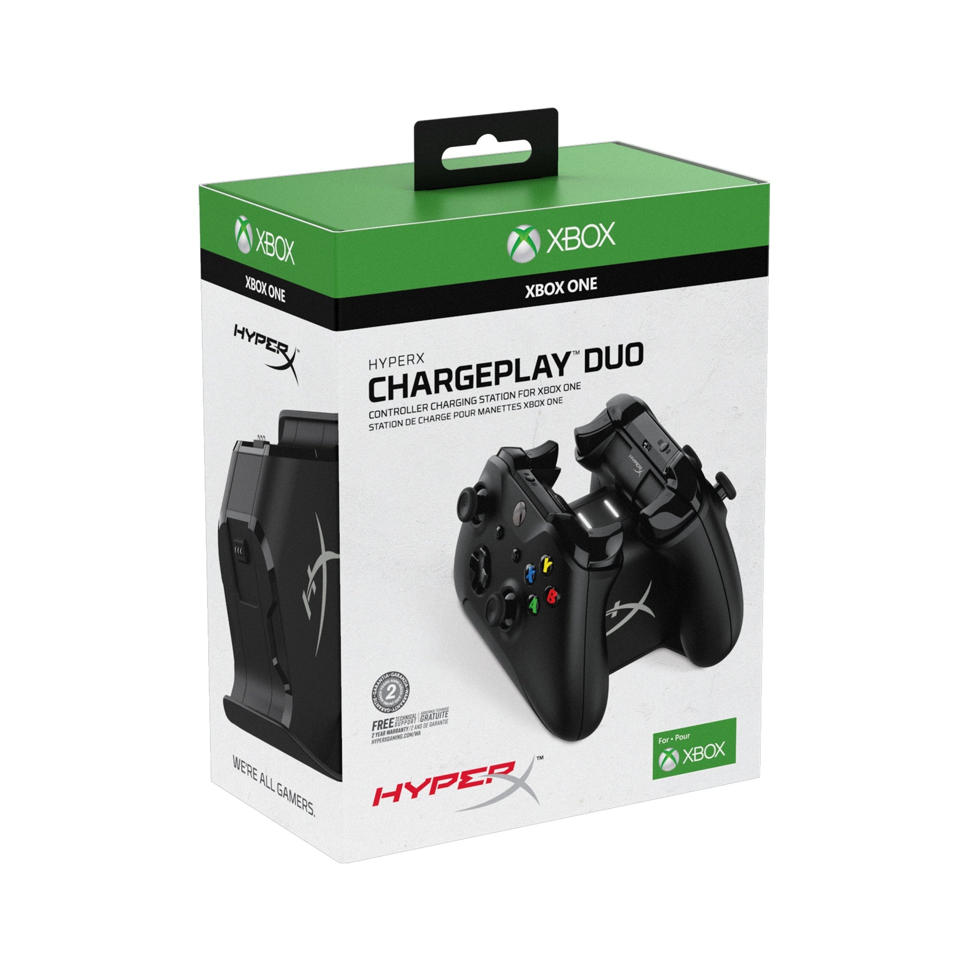 Cargador Dual Controles Hyperx Xbox Negro – imagen 3