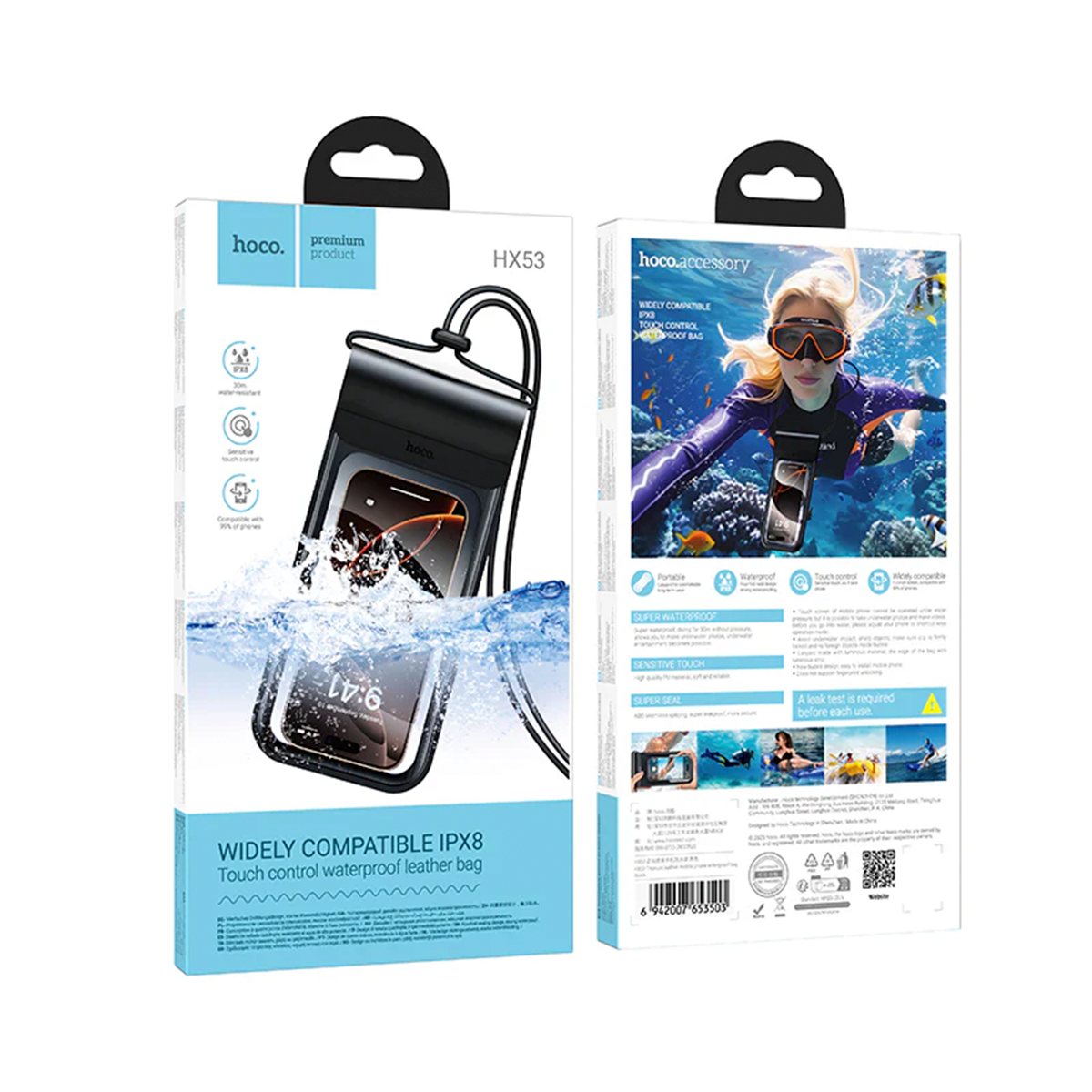 Bolsa Impermeable Funda Para Telefonos Hoco Hx53 Anti Agua