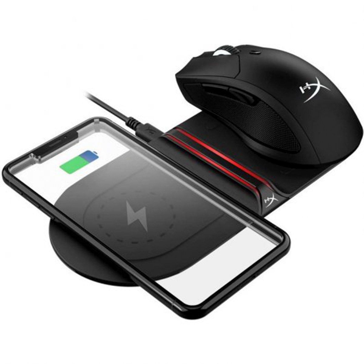 Base Cargador Inalambrico Chargeplay Qi Hyperx Negro