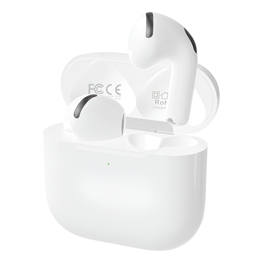 Audífonos In Ear Bluetooth Lenyes Air 6s Blanco