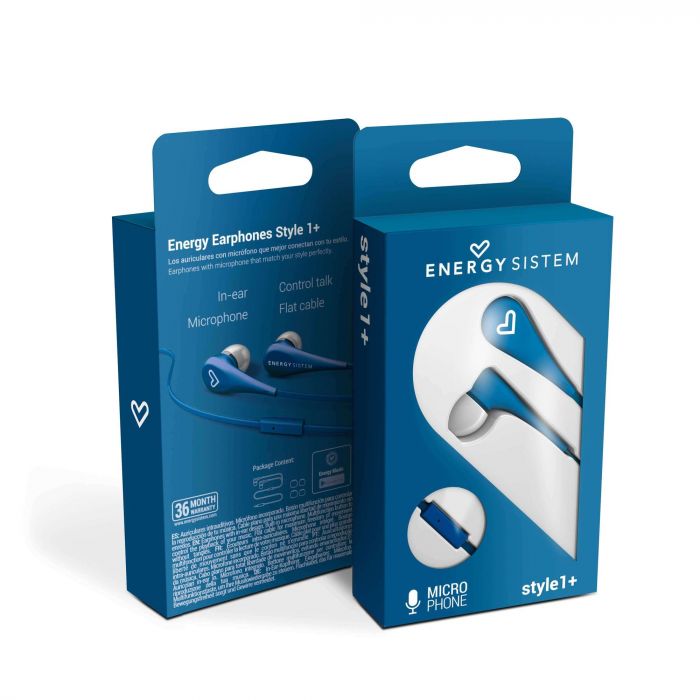 Audifonos Energy Sistem Earphones Style 1+ Azul – imagen 3