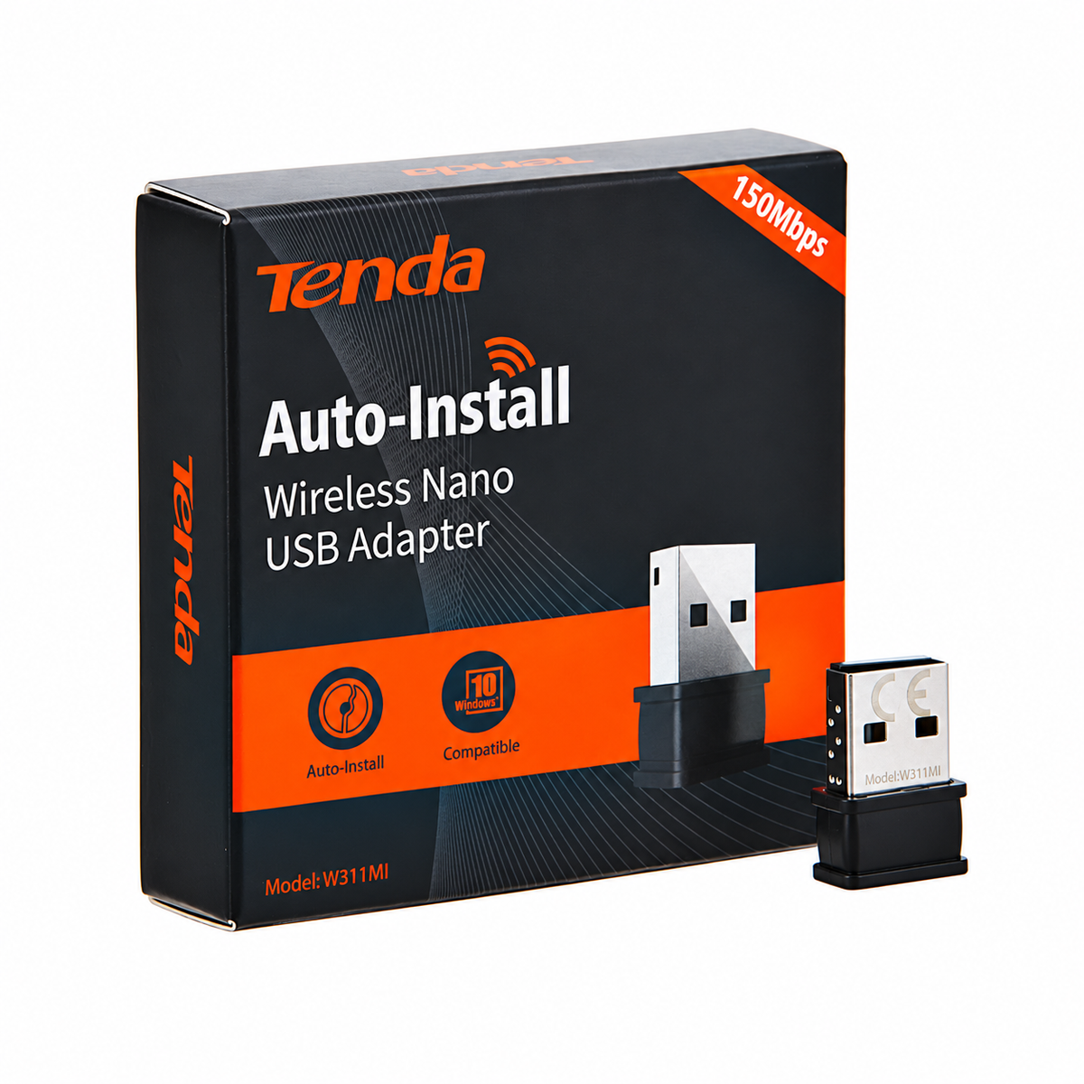 Adaptador USB Inalámbrico Nano Tenda W311MI Wi-Fi 6 AX300