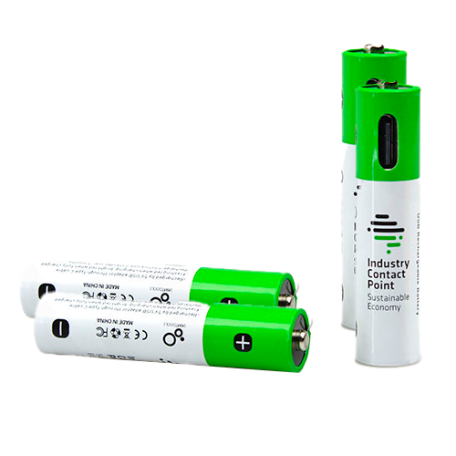 Pilas Recargables Tipo C AAA 4 Unidades Blanco – imagen 2