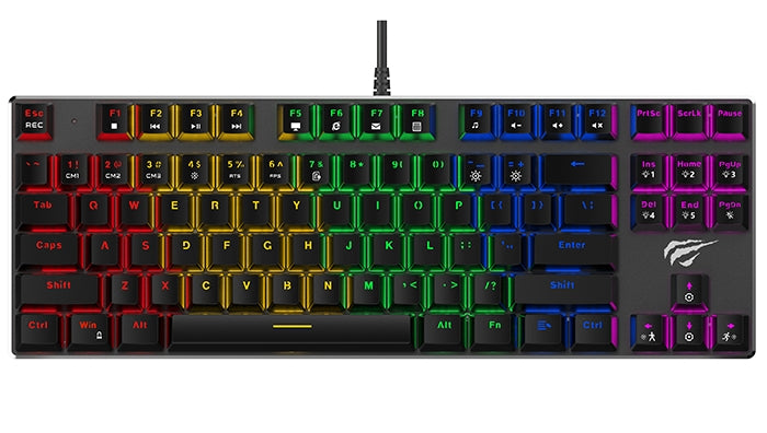 Teclado Gamer Mecanico Gamenote KB435L RGB Negro – imagen 4