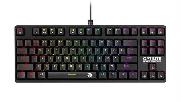 Teclado Gamer Mecanico Rgb Fantech Mk872 Optilite Negro – imagen 2