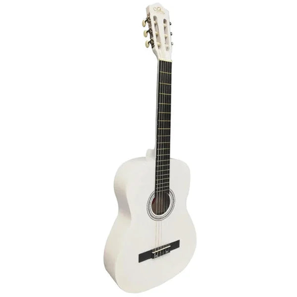Guitarra Clasica Infantil Sevillana 30 6 Cuerdas Nailon Blanca – imagen 2