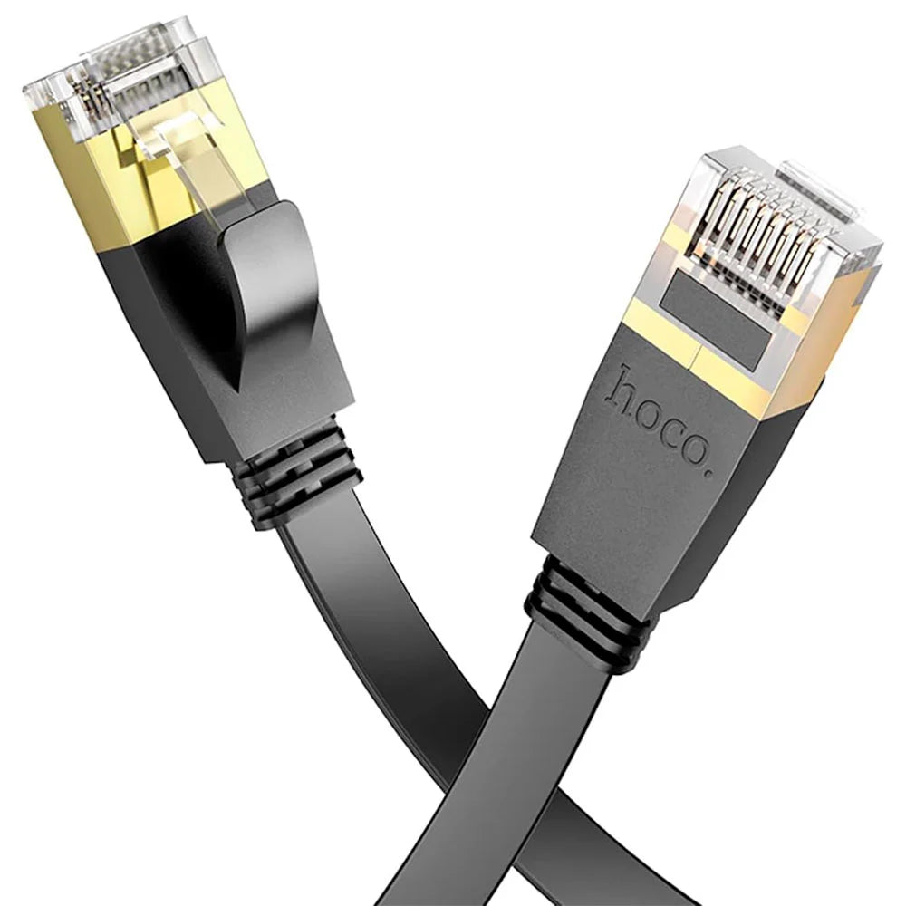 Cable De Red Rj45 Cat 6 Hoco Us07 10 Metro Negro – imagen 3