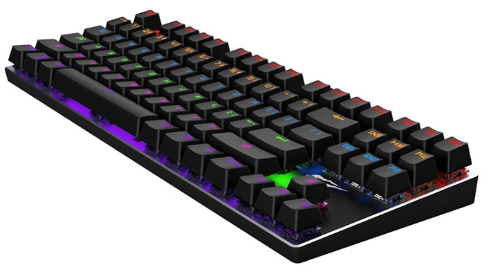 Teclado Gamer Mecanico Gamenote KB435L RGB Negro – imagen 2