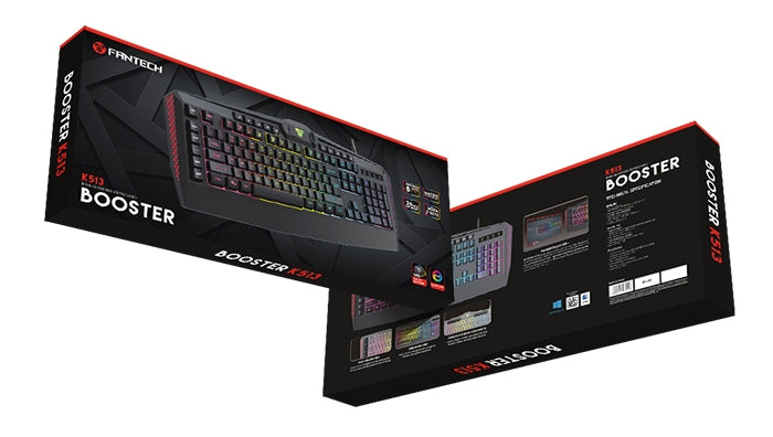 Teclado Gamer Membrana Fantech K513 Booster Negro – imagen 2