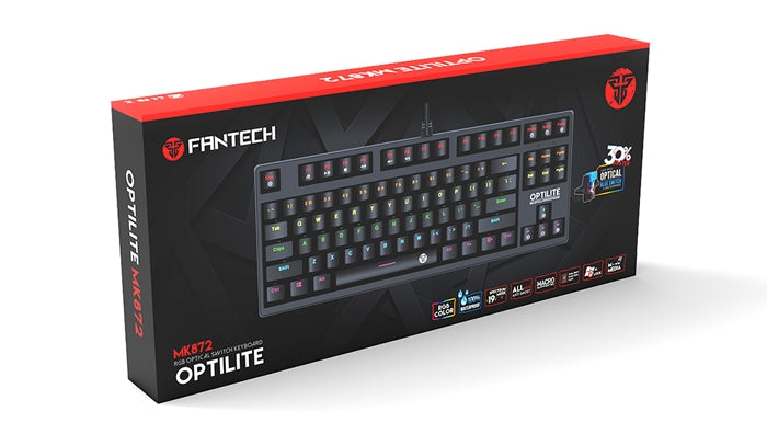 Teclado Gamer Mecanico Rgb Fantech Mk872 Optilite Negro – imagen 5