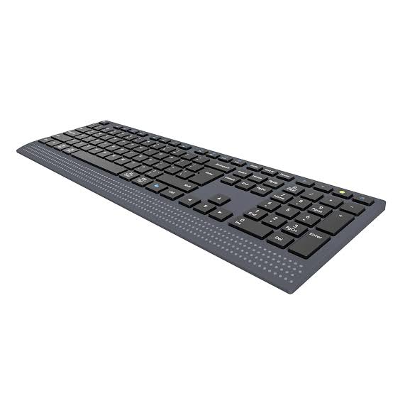 Teclado Inalámbrico Meetion BTK-2000 Dual 2.4G + Bluetooth 109 Teclas Negro - vista 2