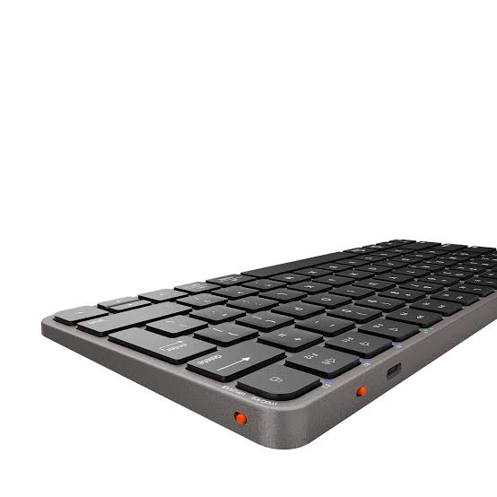 Teclado Mini Inalámbrico Meetion iKey K210 78 Teclas Dual 2.4G + Bluetooth Negro - vista 3