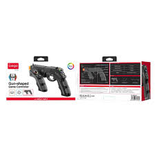 Control Joystick Pistola Ipega Pg-sw2257 Rgb Para Ns 1 y Ns 2 Negro – imagen 4