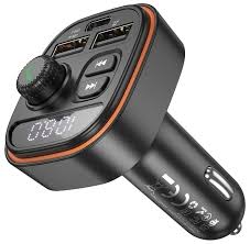 Cargador Transmisor de Auto Borofone Bc59 Rgb 19w Qc 3.0 Negro – imagen 4