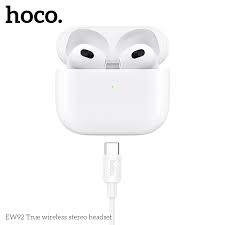 Audífonos Bluetooth In Ear Hoco Ew92 Tws 4 Horas Blanco – imagen 2