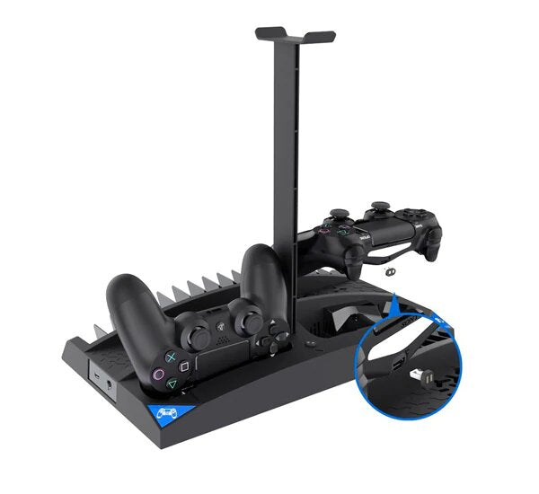 Soporte Multifuncional Cargador Ipega Pg-PG-P4009 Para Ps4 Negro – imagen 3