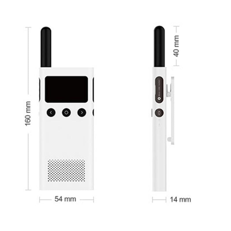 Xiaomi Mijia 1S Radio Walkie Talkie Portatil Blanco – imagen 3