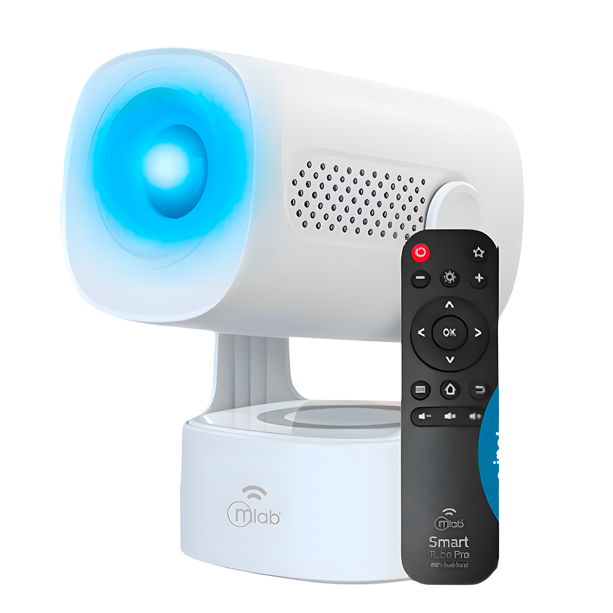Proyector Mlab Smart Tube Pro Recargable 4800 Lm 1080p Fhd Wifi + Bolso 9711