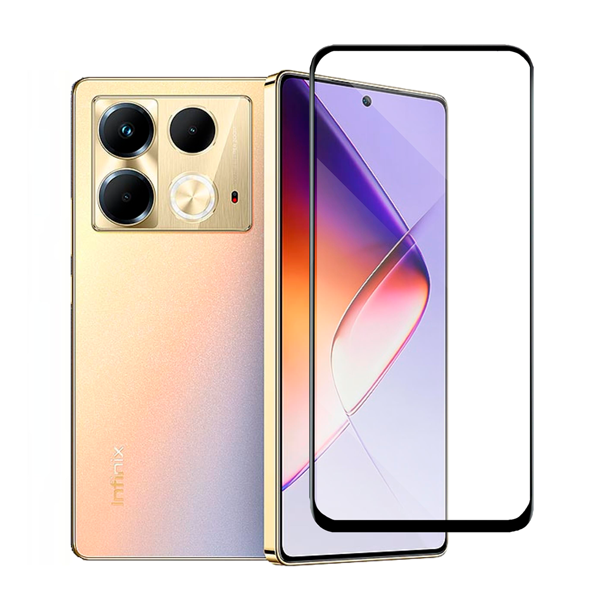 Lamina Vidrio Templado Completa Infinix Note 40 5g