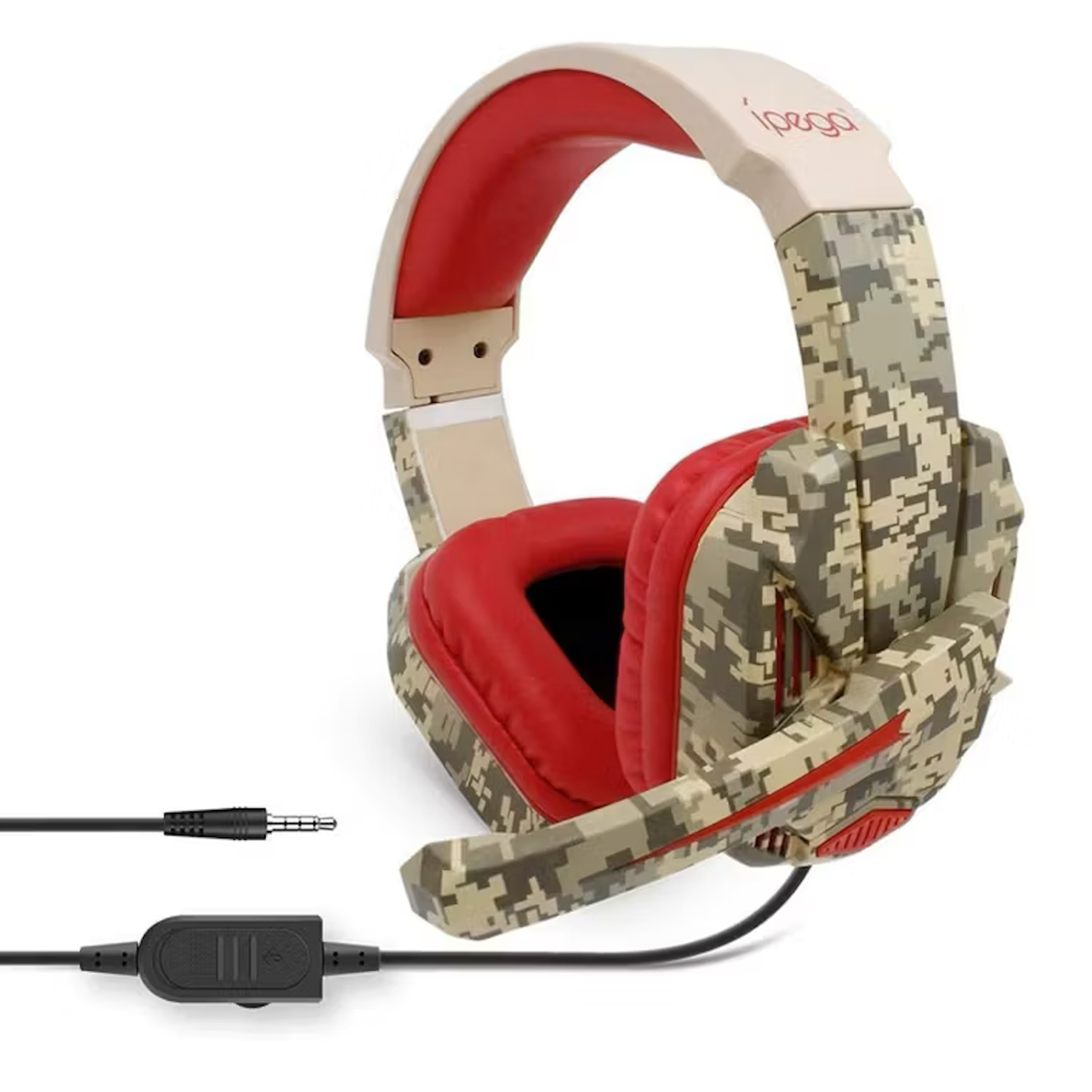 Audifono Gamer Ipega Pg-R005 Pc Ps4 Switch Xbox Rojo
