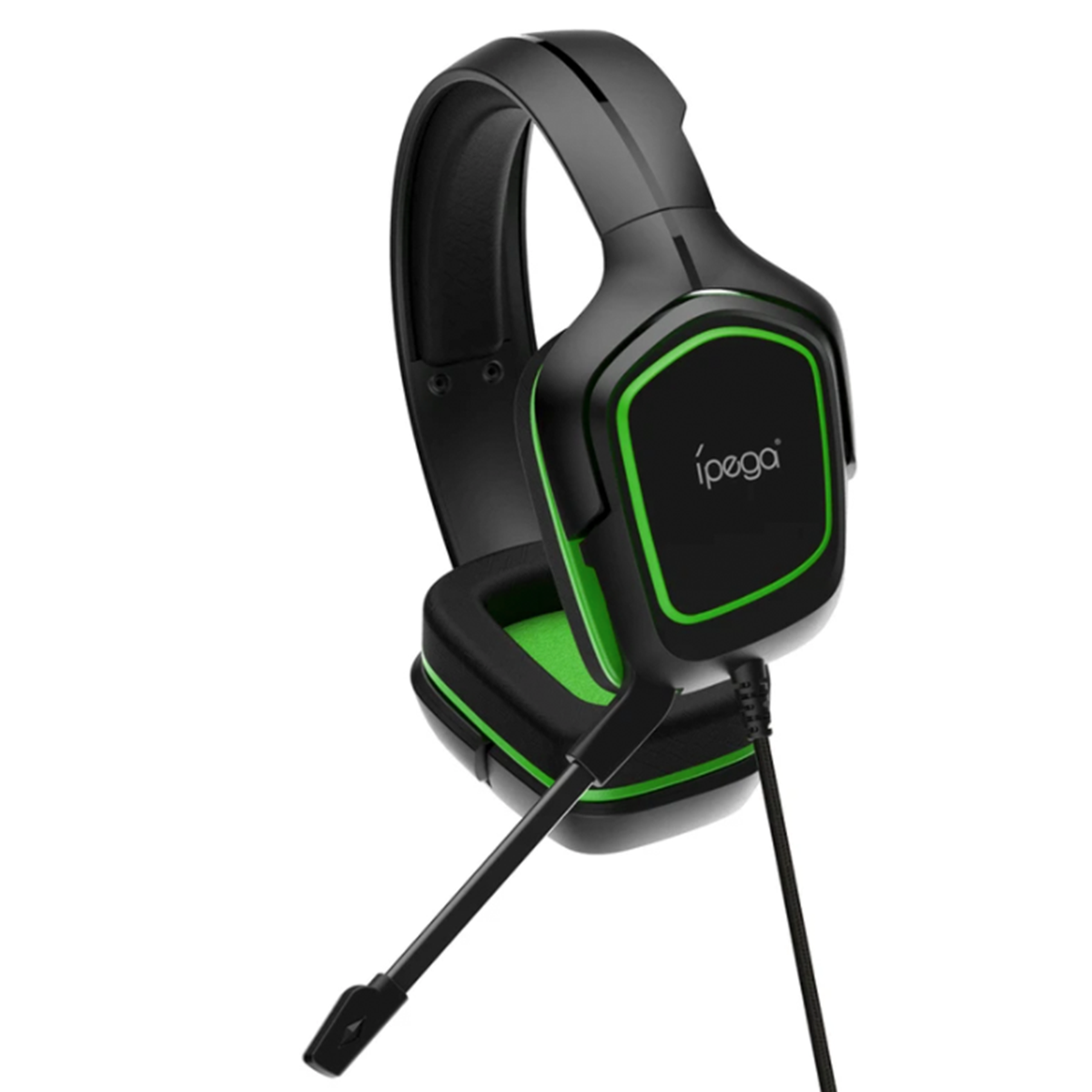 Audifono Gamer Ipega Pg-r006 Pc Ps4 Switch Xbox One Negro Verde
