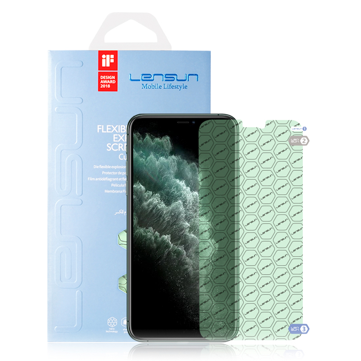 Apple Iphone 11 Pro Lamina Nanotech Lensun Full Cover